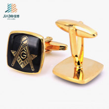 Free Design Alloy Casting Wedding Decoration Custom Gold Cufflink